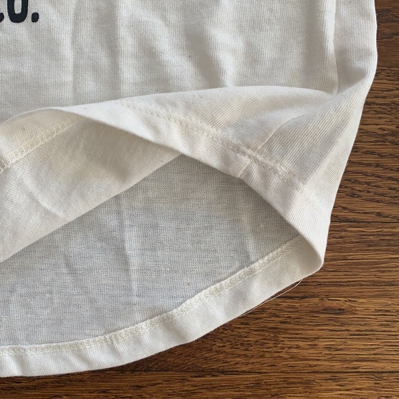 Women’s Alternative White and Gray Cotton Baseball Tee Shirt - Picture 3 of 4